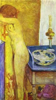 Pierre Bonnard : Nude at the Toilet Table